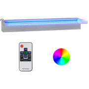 Sfioratore a Cascata con LED RGB Acciaio Inox 60 cm CFW2079481