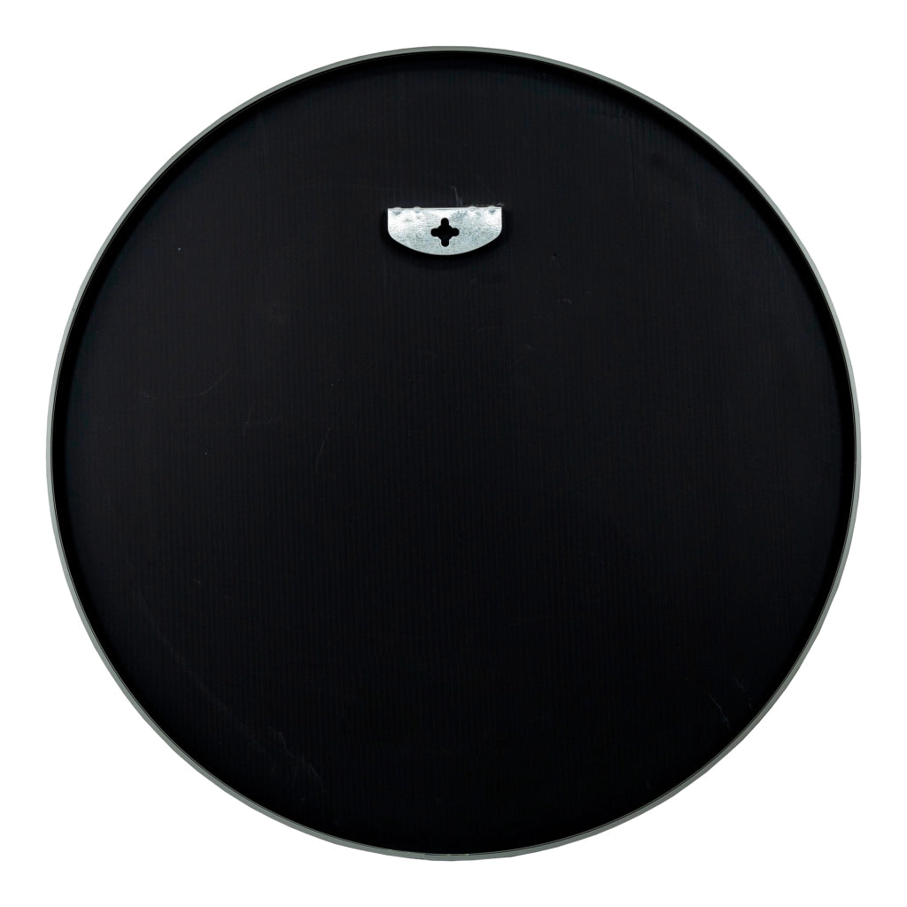Specchio da Parete Ordona Rotondo Ø 40 cm Grigio Grafite [en.casa]