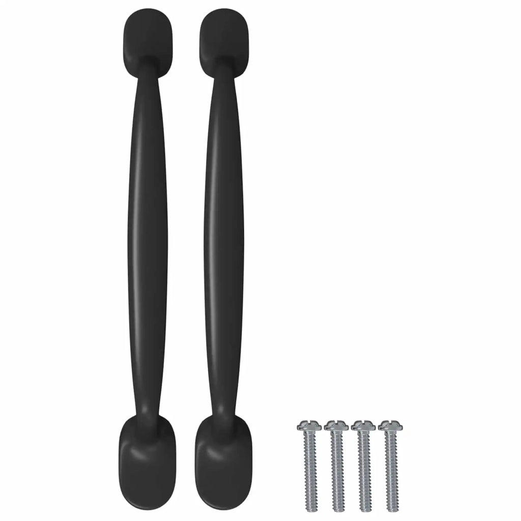 Maniglia per Mobili 250 pz Nero 130 x 19,4 x 22,3 mm Alluminio CFW7003194