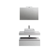 Composizione 5 pezzi ASTRA bianco opaco