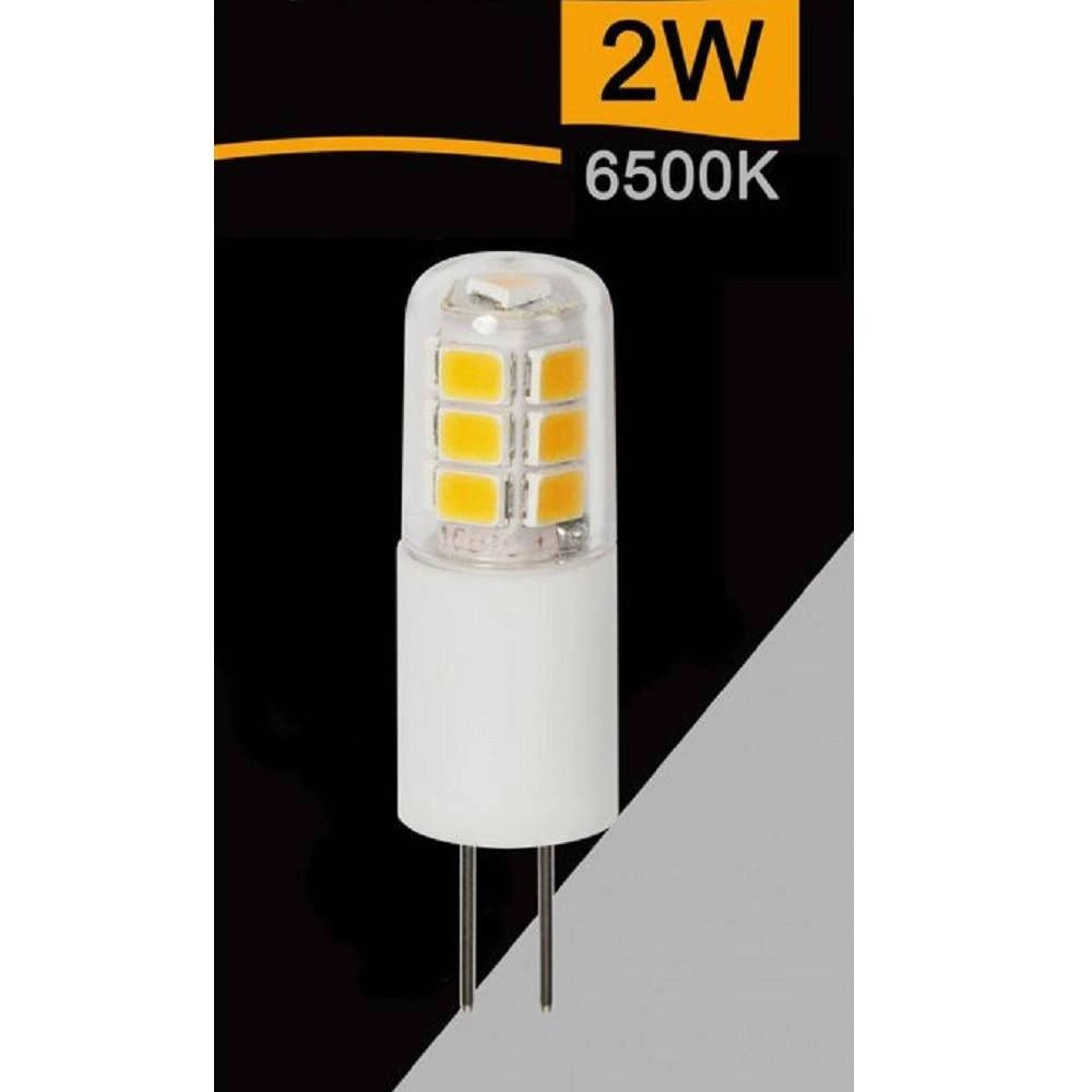 Trade Shop - Lampadina Led G4 Ac/dc 12v 2 Watt 250 Lm Luce 3000k 6500k 4000k Spardc-g4-2w-002 -