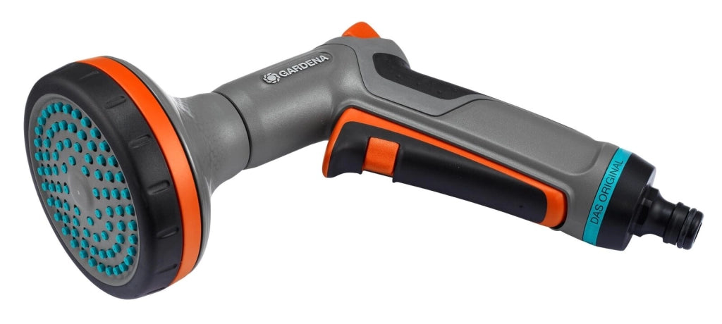 Gardena 18319-20 ugello atomizzatore per pistola ad acqua da giardino Pistola a spruzzo d'acqua da giardino Plastica Grigio, Arancione