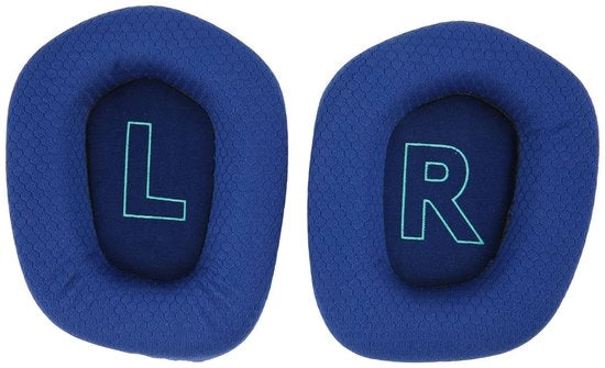 Orecchini di sostituzione per G733 - Adattabili e flessibili - Blu - Ideali come sostituzione per il modello G733 - Compatibili con Logitech G733 - 2 pezzi