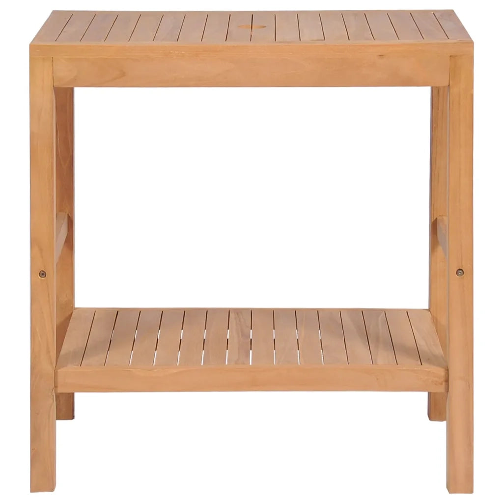 Mobile per Lavabo-Armadietto da bagno in Massello di Teak 74x45x75 cm