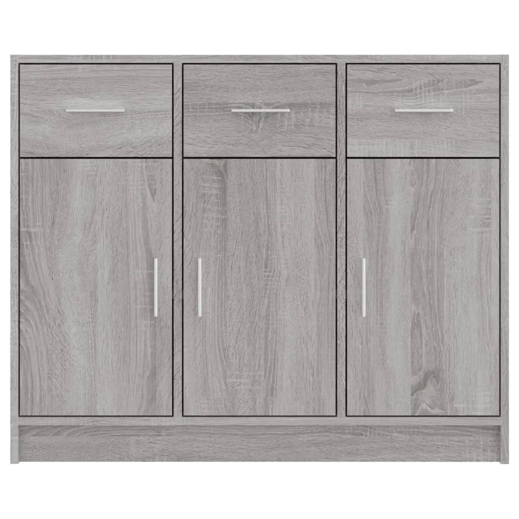Credenza-Buffet-Armadio da cucina Grigio Sonoma 91x28x75 cm in Legno Multistrato