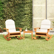 Set Salotto da Giardino Adirondack 3pz Legno Massello di Acacia 3152128