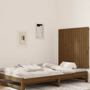 Testiera da Parete Ambra 95,5x3x90 cm in Legno Massello di Pino 824886
