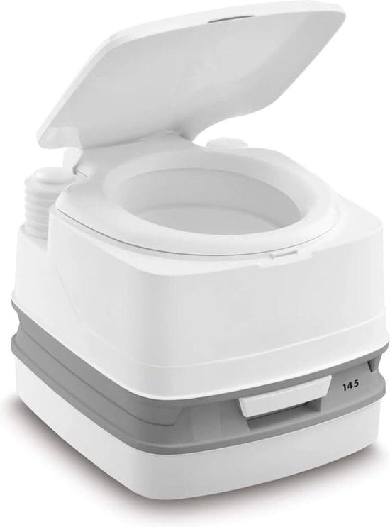 Porta Toilet Chimica - 43x39x33cm - Bianco-Grigio