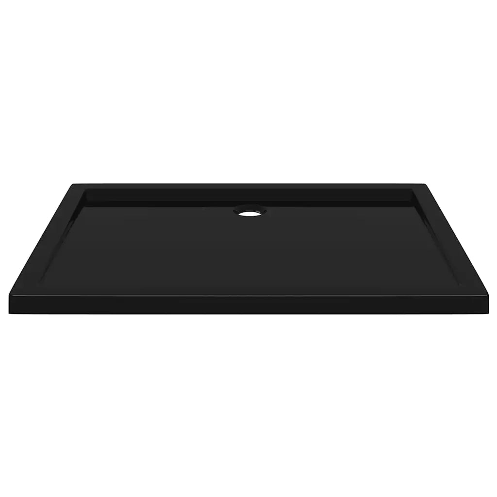 Piatto Doccia in ABS Rettangolare Nero 80x110 cm 148918