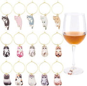 Etichette per bicchieri di vino a forma di animale 15 stili - Etichette per bicchieri di vino - Etichette per bicchieri di vino con animali - Decorazioni per festa - Accessori per bicchieri di vino - Etichette per bicchieri di vino personalizzabili