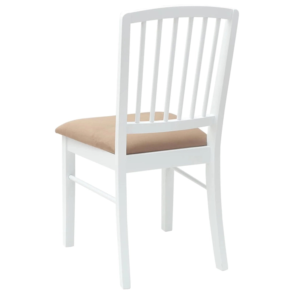 Sedie da pranzo 2 pcs Bianco 50 x 52,5 x 91 cm