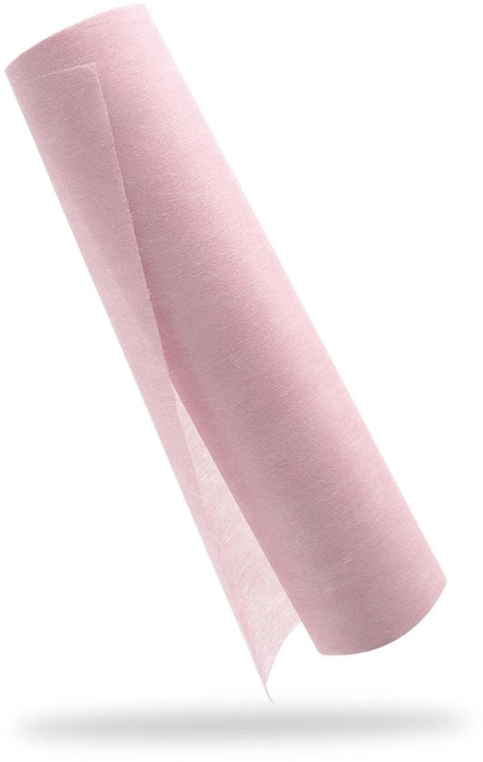 Operatore di tavolo in tessuto non tessuto YUNSHANGHE, 30 cm x 25 m, decorazione di tavolo, tovaglia decorativa per battesimi, comunioni, compleanni, matrimoni e feste (rosa chiaro)