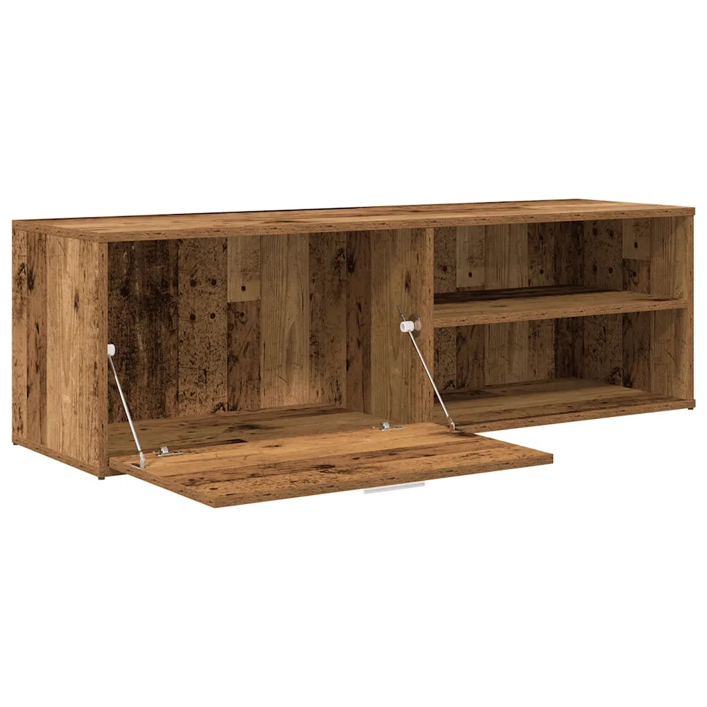 vidaXL Mobile Porta TV Legno Antico 120x34x37 cm in Legno Multistrato