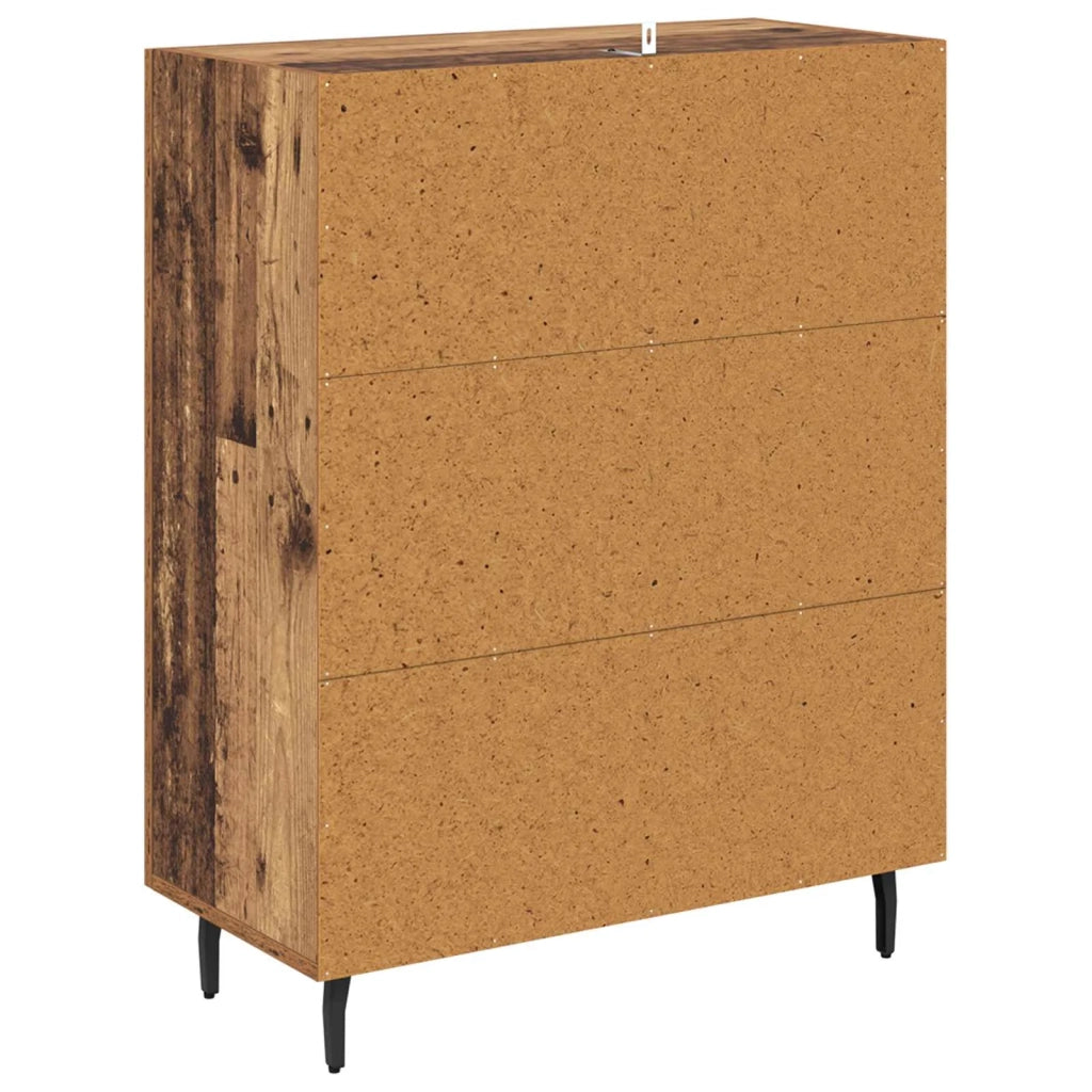 Credenza | Madia | Buffet da pranzo | Armadio da pranzo Legno vecchio 69,5 x 34 x 90 cm Legno multistrato