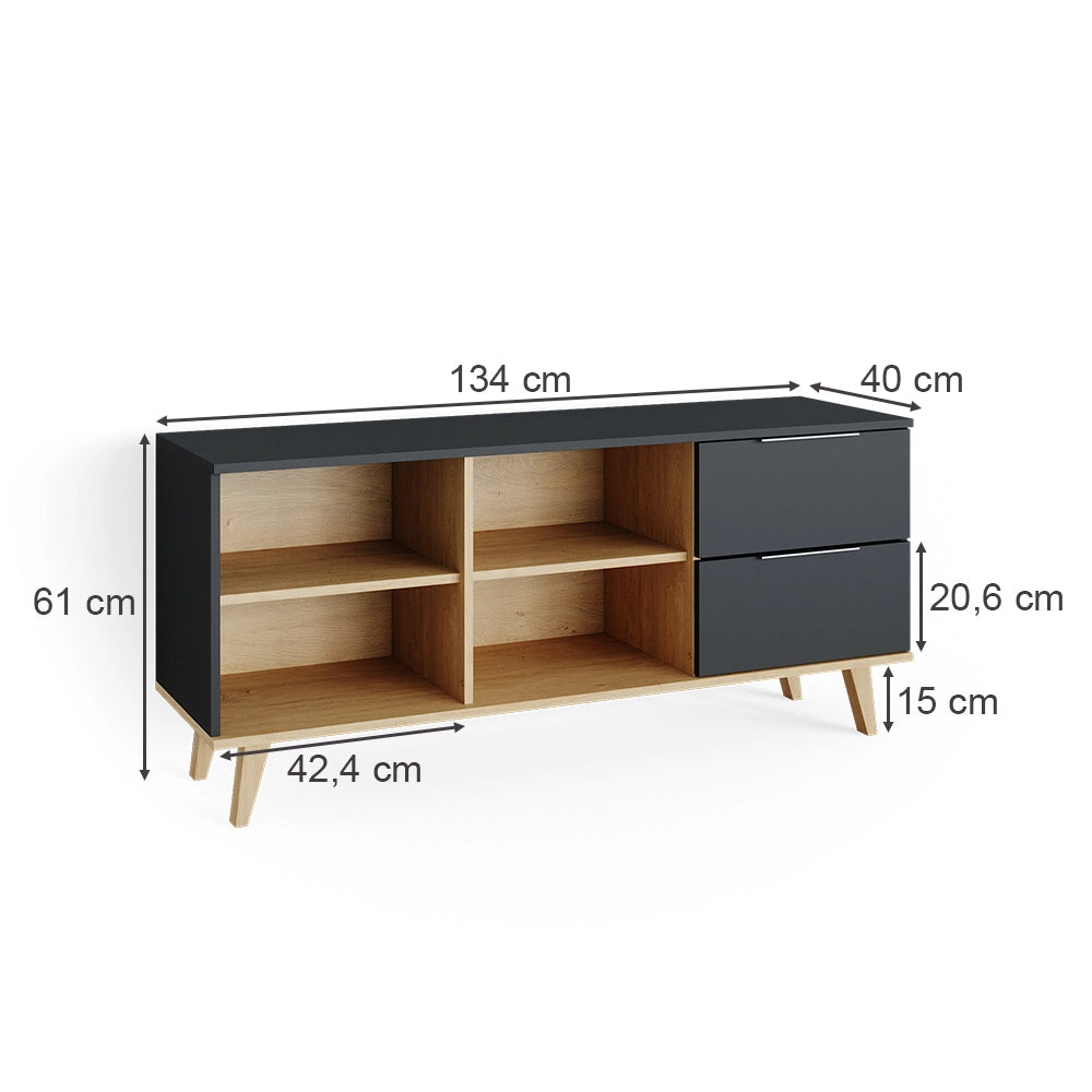 Vicco Mobile tv Antracite 40 x 61 cm