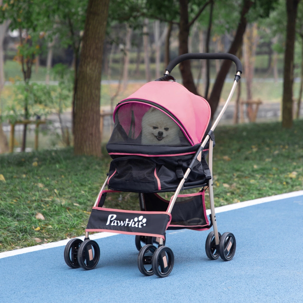 Trasportino Pieghevole per Cani ¨C Zephmum ¨C Rosa