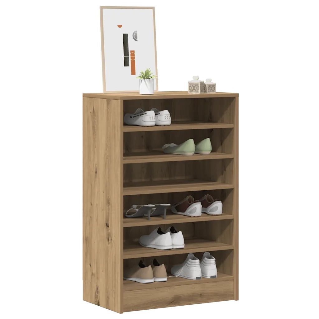 Scarpiera | Mobile per scarpe Rovere Artigianale 60x35x92 cm in Legno Multistrato