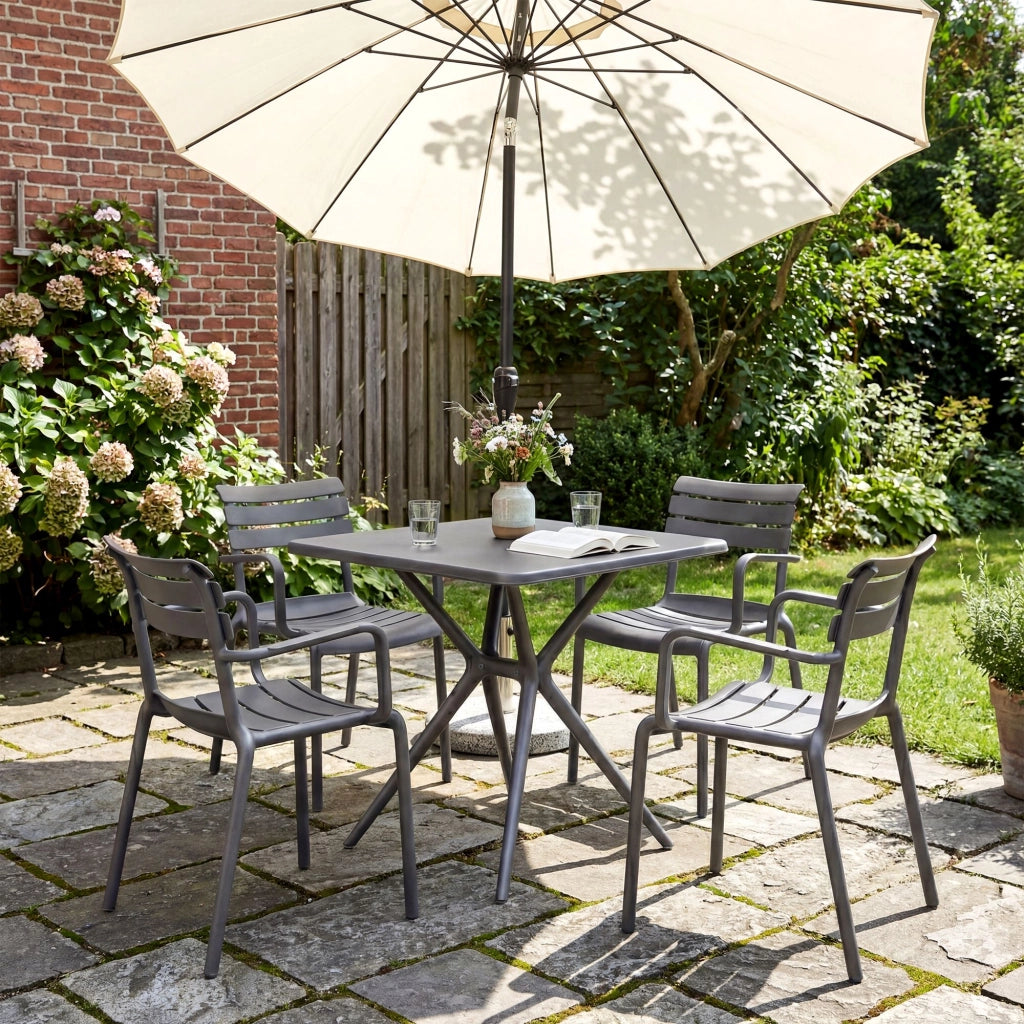 Gartenmцbel-Set Avena mit 4 Stьhlen