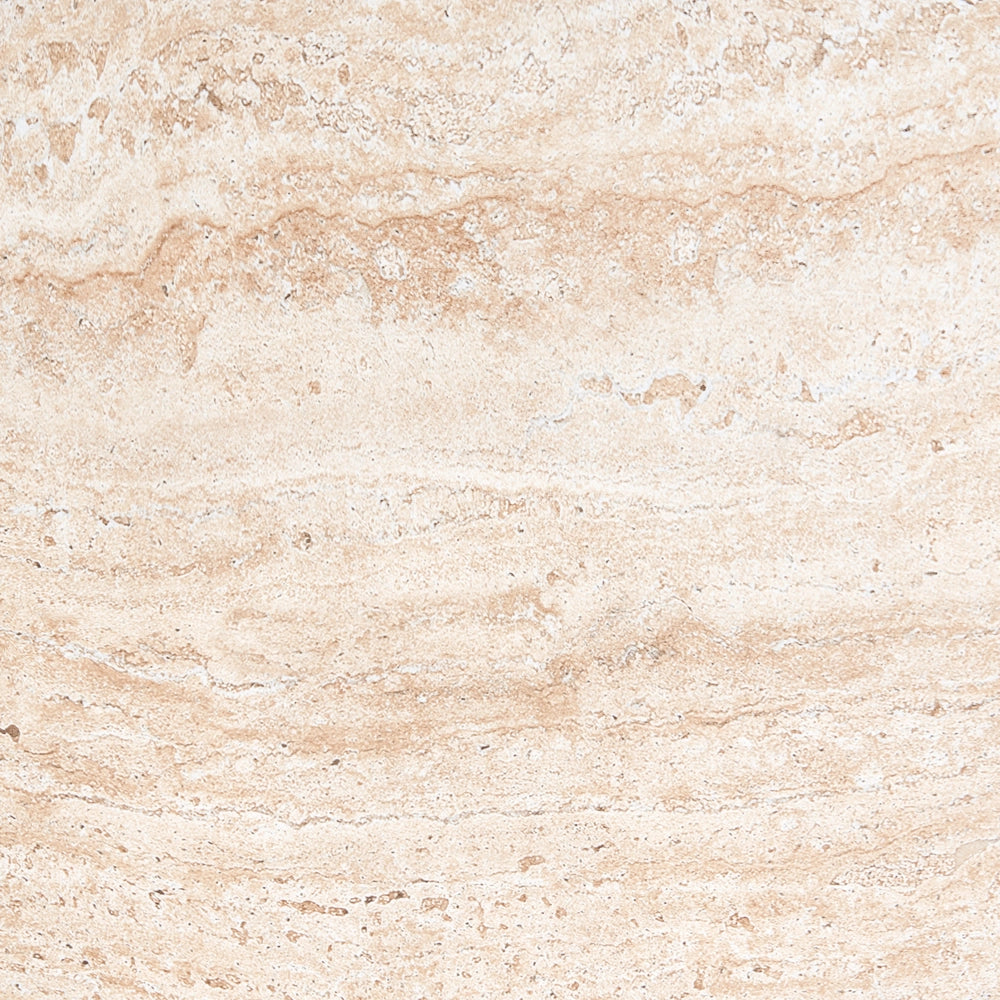Tavolino effetto travertino Piano impiallacciato simil-pietra Beige Design moderno Soggiorno