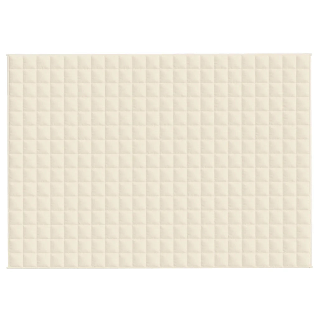 Coperta Ponderata Crema Chiaro 155x220 cm 7 kg Tessutocod mxl 127736