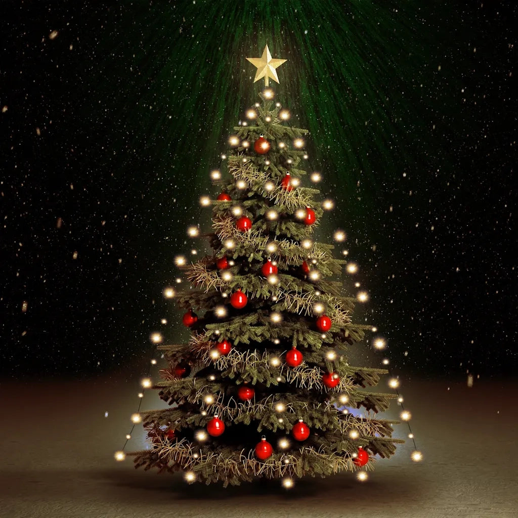 Luci per Albero di Natale con 210 LED 210 cm CFW7721644