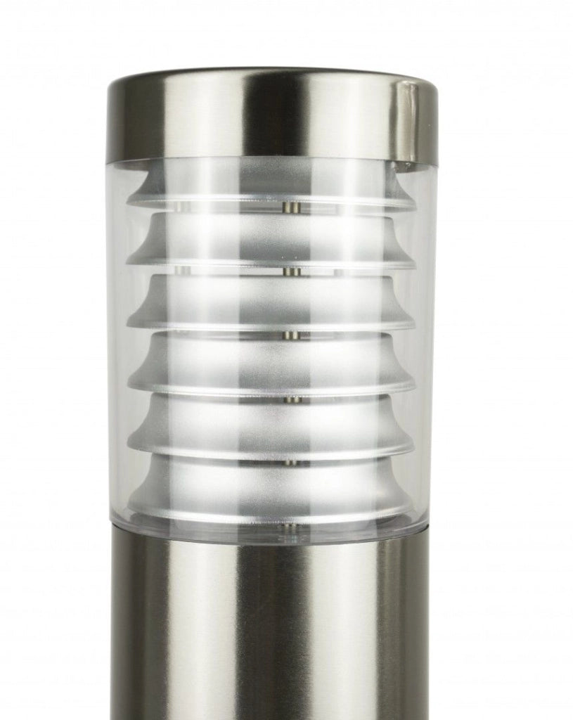 Paletto giardino inox argento 50cm E27 IP44 SU-MA