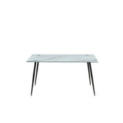 TAVOLO MIRROR 120X80X75 VETRO MARMO 112- 1,0 pz