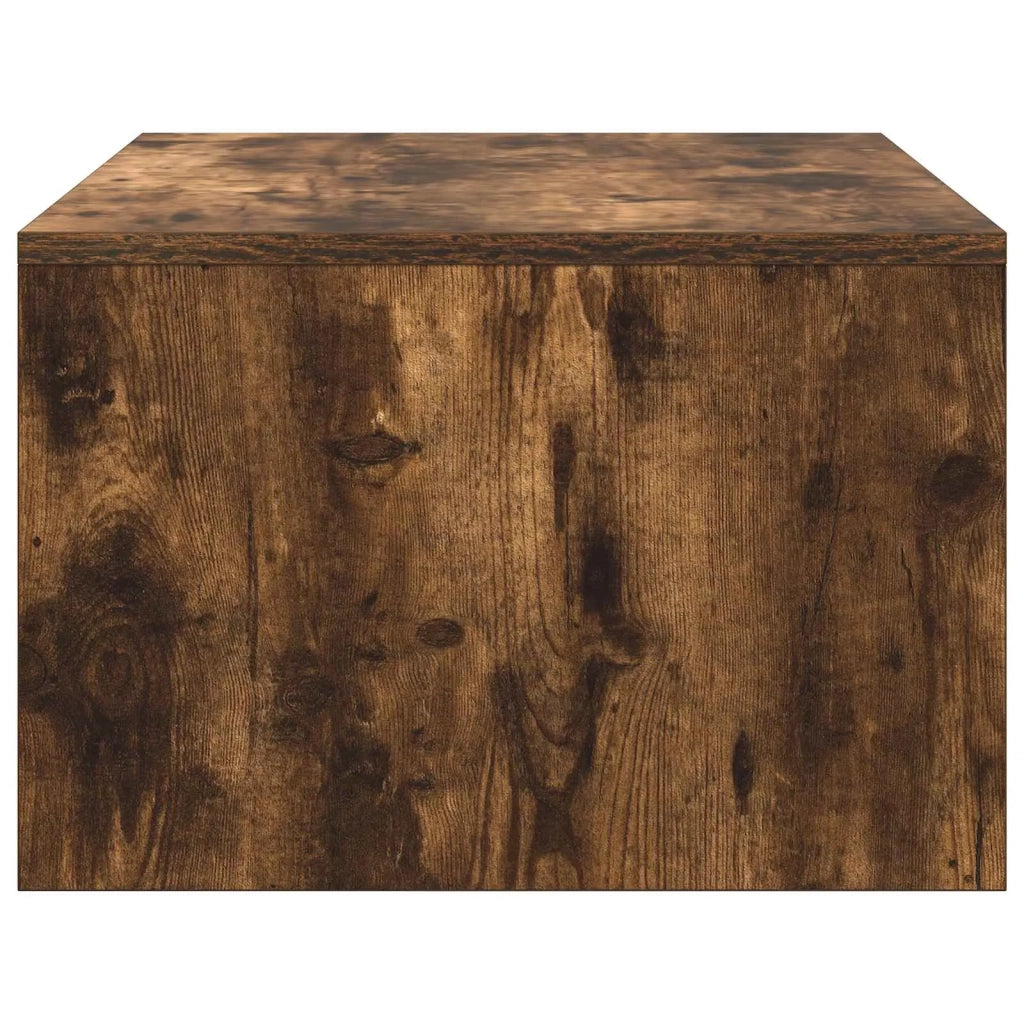 Scrivania a parete Rovere fumé 80 x 45 x 30 cm