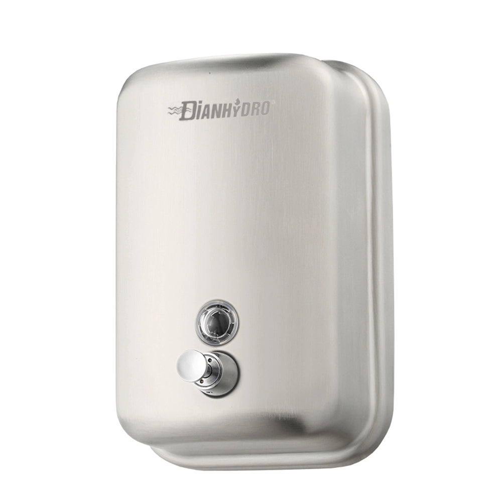 Dispenser sapone liquido in acciaio inox a parete 1 Lt con erogazione push