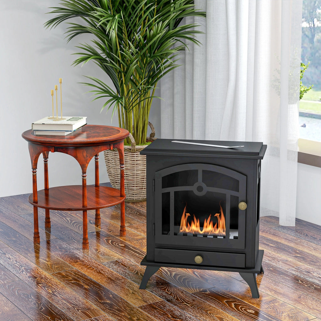 Stufa a bioetanolo ¨C zephmum ¨C Nero 45x28x54 cm