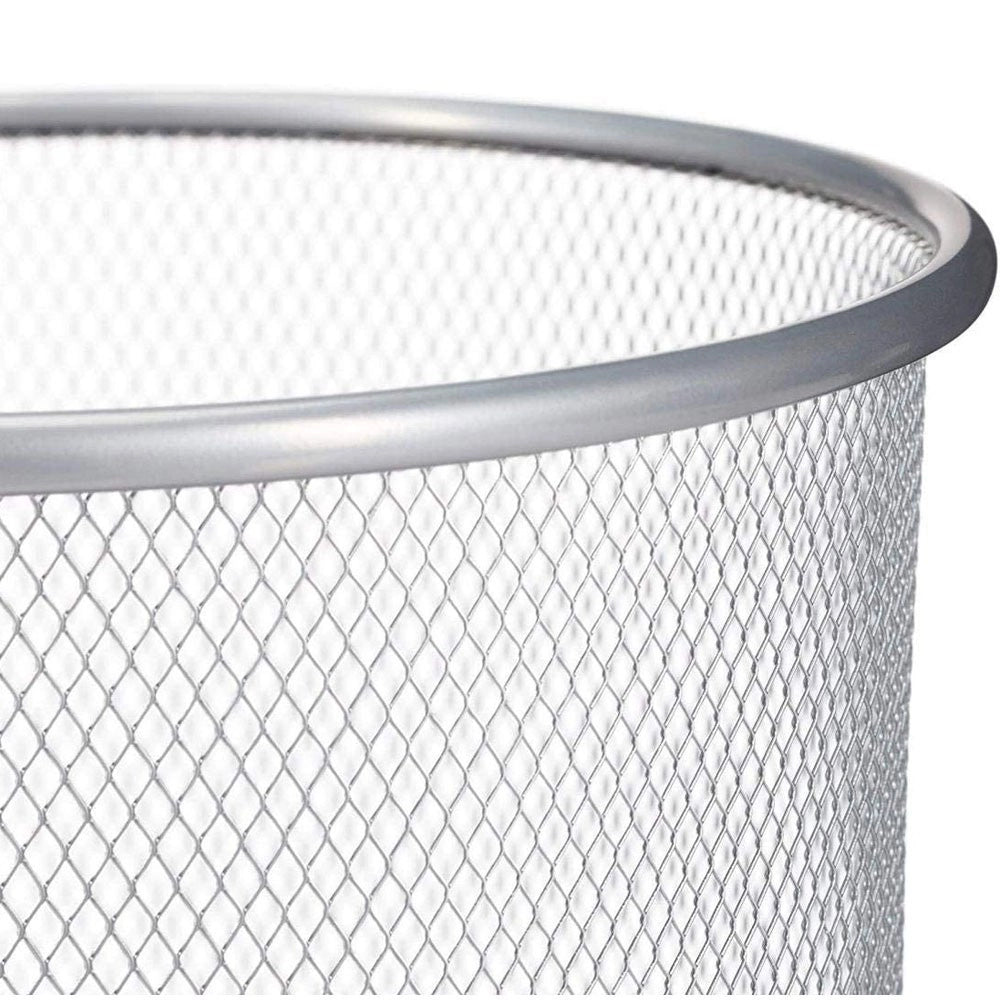 Trade Shop - Porta Ombrelli Fatigati Cestino Traforato In Metallo Per Casa E Ufficio 27x50 Cm -