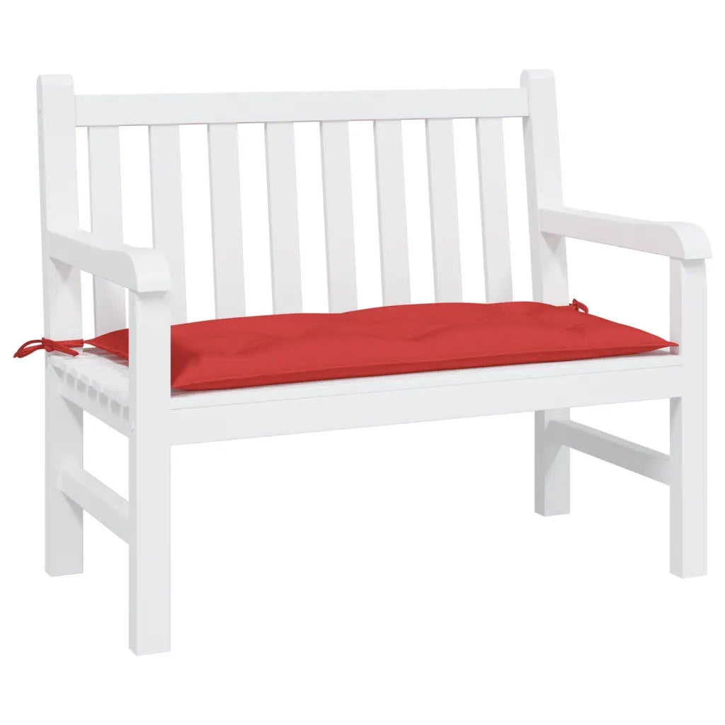 Cuscino per Panca | Cuscini per sedie Rosso 110x50x7 cm in Tessuto Oxford