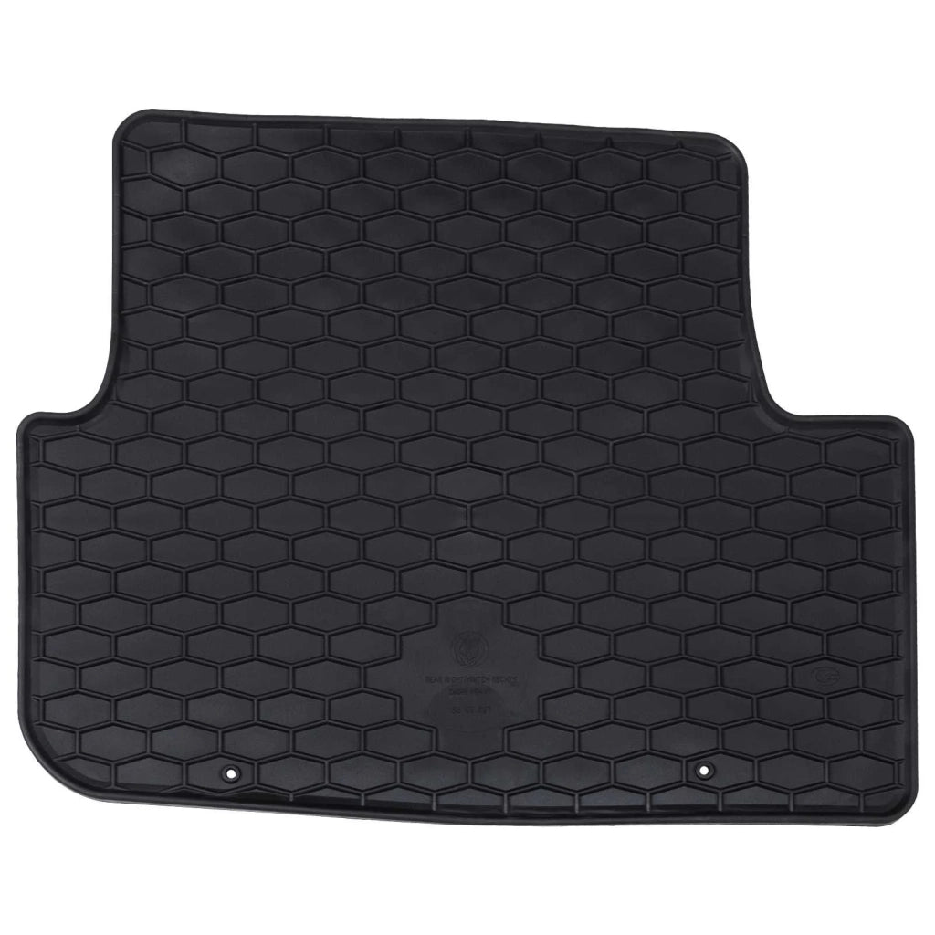 Tappetino per Auto 4 pz Nero Gomma CFW1074398