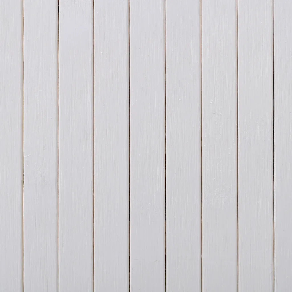 Pannello Divisore per la Stanza in Bambù Bianco Larghezza 250 cm Altezza 165 cm 241670