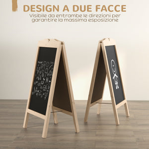 Lavagna Magnetica per Bambini 51x42x101 cm con Accessori in Legno di Abete