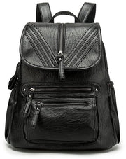 Borsa in pelle da donna - impermeabile - grande capacità - nero