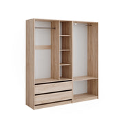 Vicco Armadio Sonoma 180 x 200 cm Set di 2