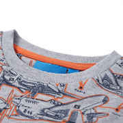 Felpa per Bambini Grigio Mélange 104 13165