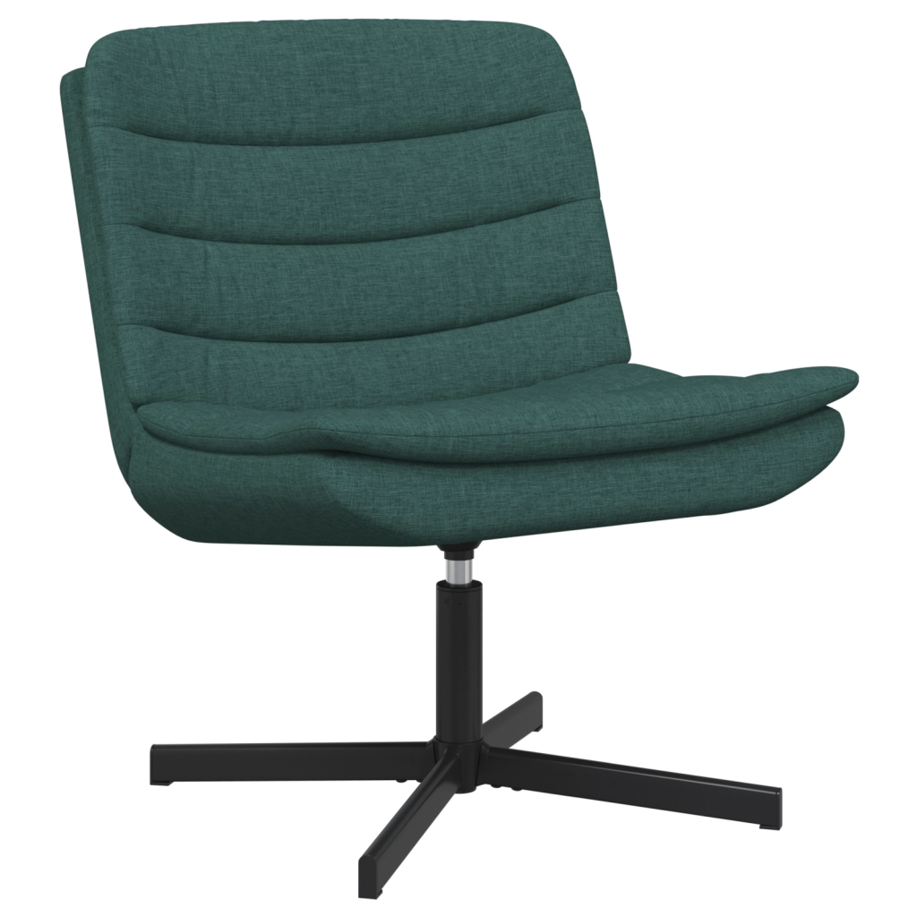 Sedia girevole Verde scuro Tessuto Standard Girevole