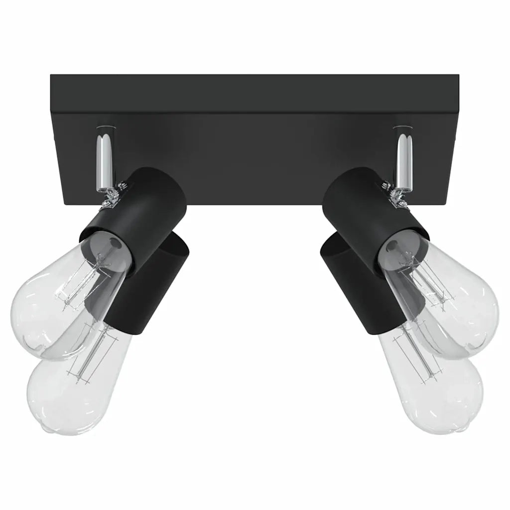 Faretto da soffitto Nero 26,5 x 26 x 11,5 cm Metallo CFW8058350