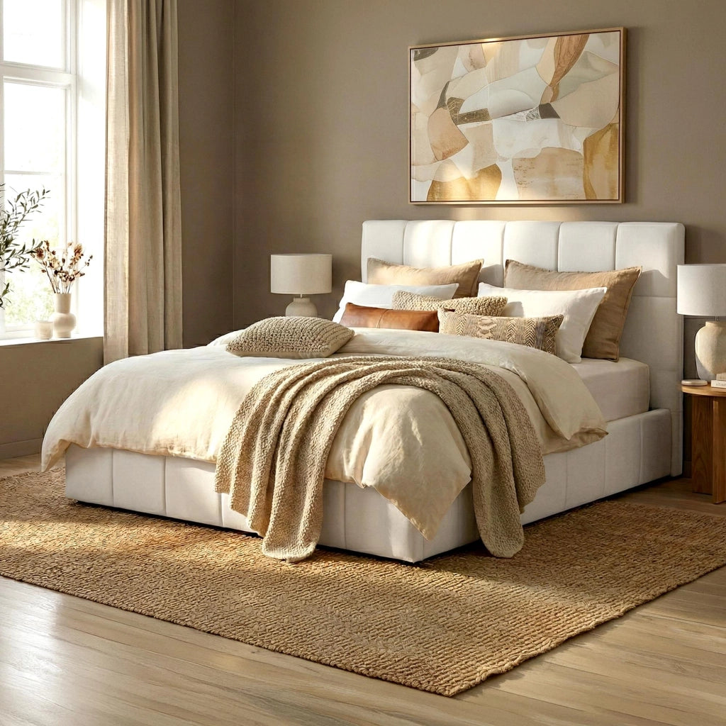 Letto Ladia tessuto 160x200 cm 2
