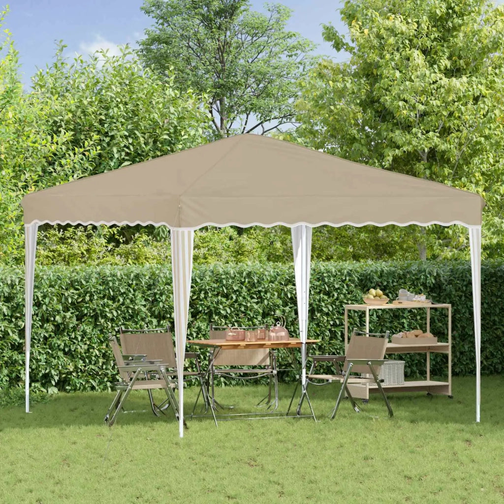 Tenda per feste a pop-up-Gazebo Crema 288 x 288 x 245 cm 309668