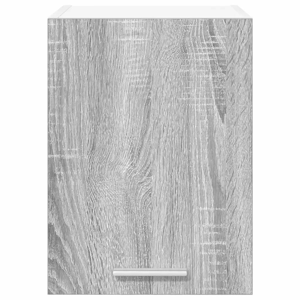 Armadio pensile 2 pcs Grigio Sonoma e Bianco 30 x 31 x 40 cm