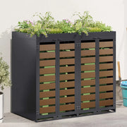 Contenitore per Rifiuti per 3 Bidoni 340 x 77.5 x 115.5 cm