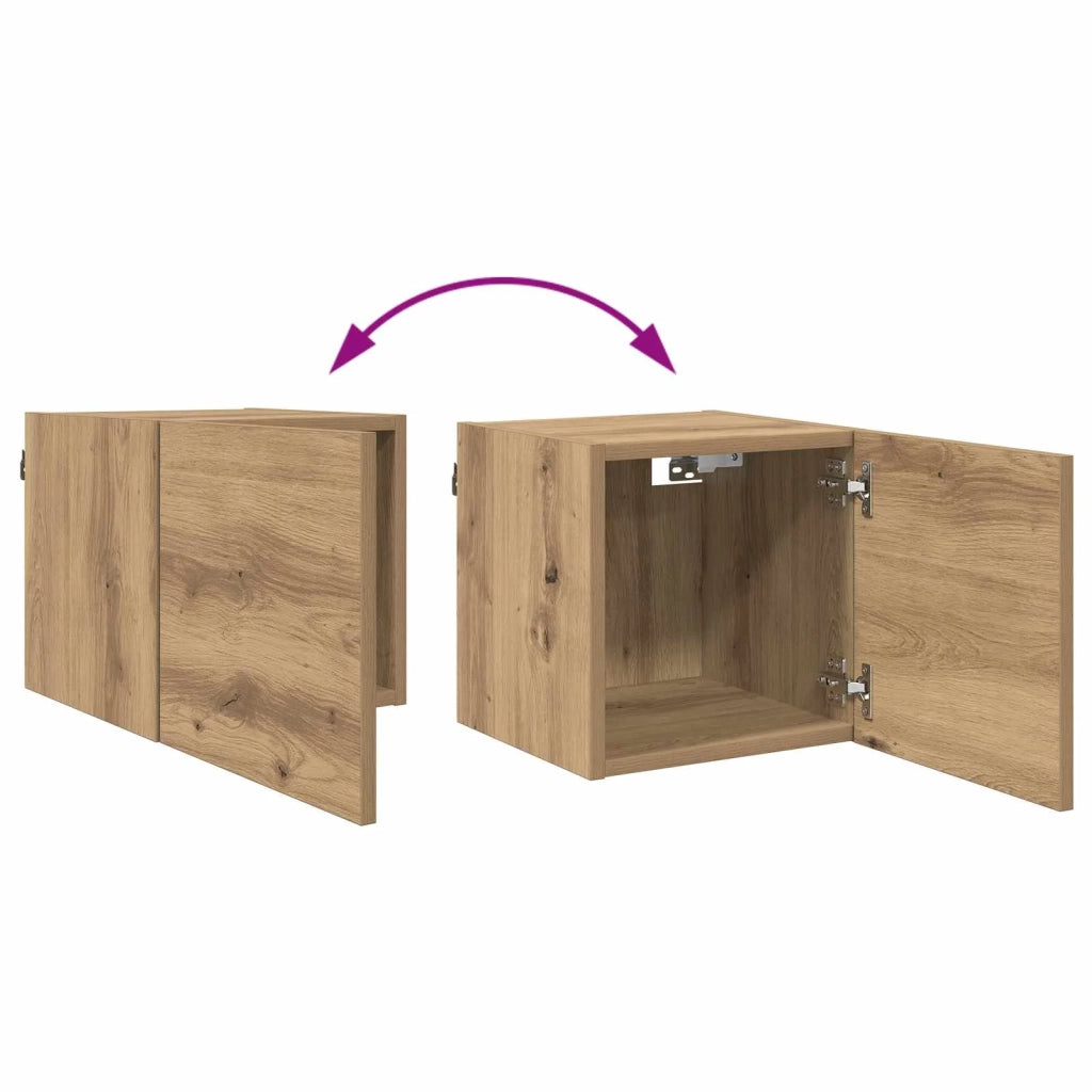 Mobile TV da parete Rovere Artigianale 30,5 x 30 x 30 cm 8003721