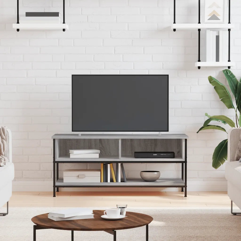 Mobile Porta TV Grigio Sonoma 100x35x45 cm in Legno Multistratocod mxl 70901
