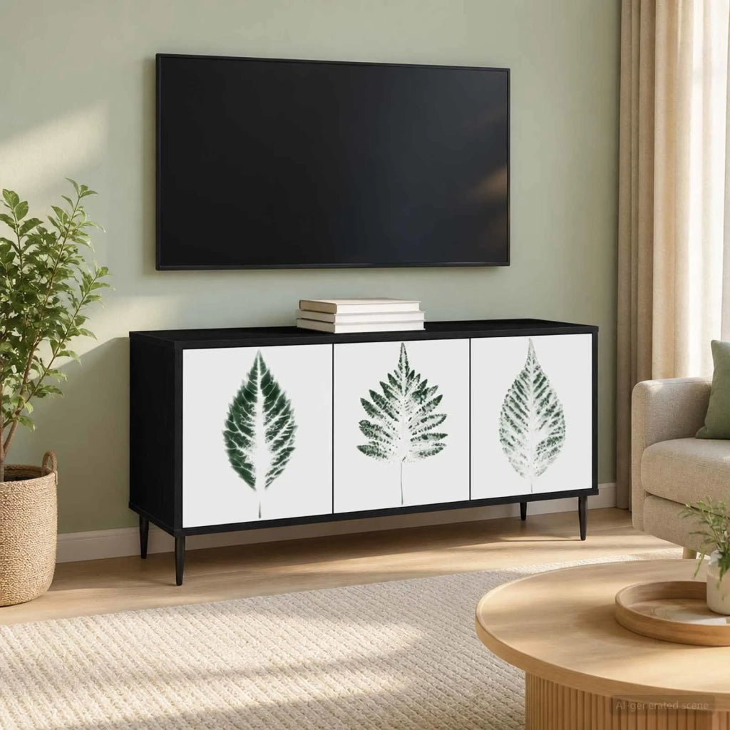Mobile TV HANAU 102 x 33 x 51 cm Rovere Nero 8007105