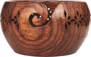 Kom per Fili di Legno Personalizzato con Dispenser - Ideale per Maglia e Pizzo, Regalo Perfetto