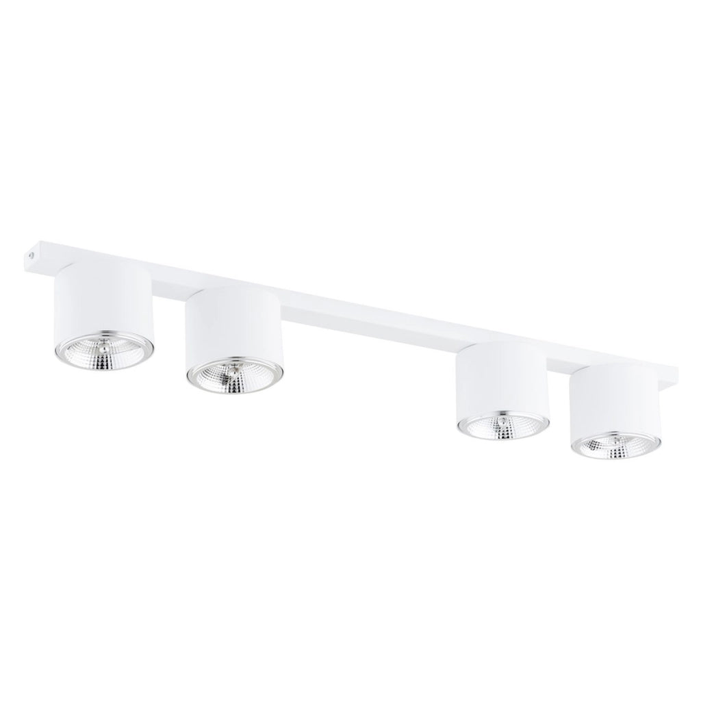 Lampada a sospensione Nano in acciaio bianco