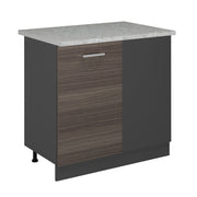 Vicco Mobile ad angolo cucina Grigio nobile 86 cm PL Marmo